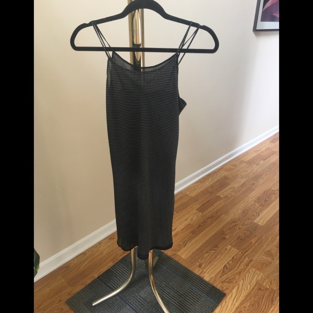 Parallel Polka Dot Slip Dress Size 02.